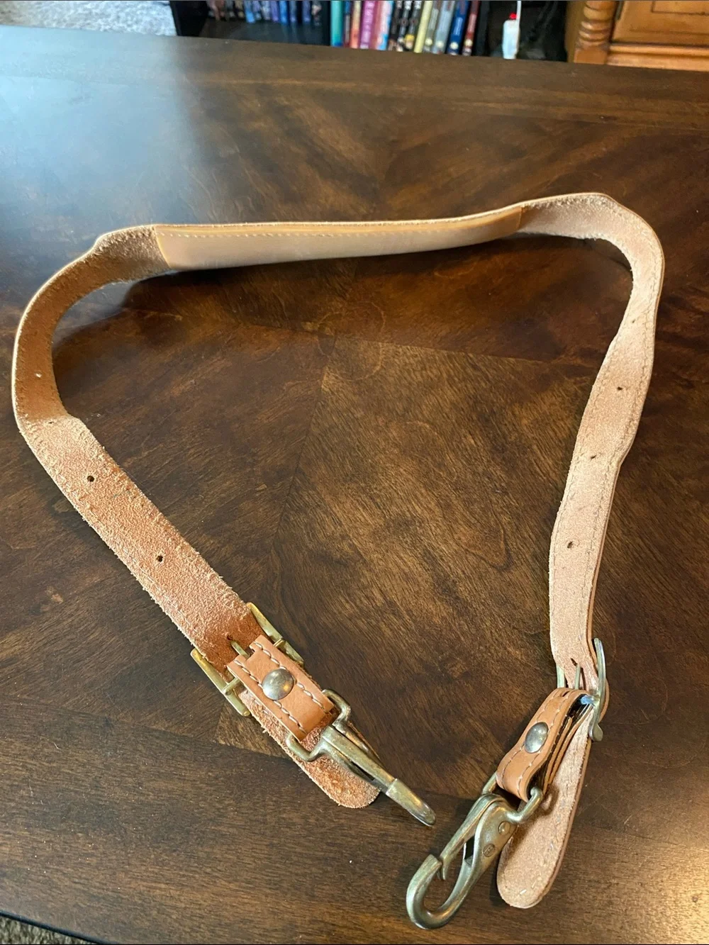 Leather Adjustable Brown Shoulder Strap for Bags SGL monogram